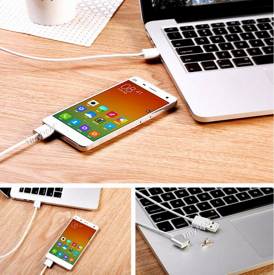 Magnetic 1M Micro USB Cable Sync/