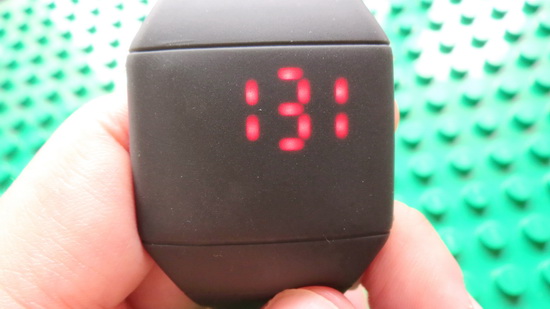 Touch-Screen-Red-LED-Watch
