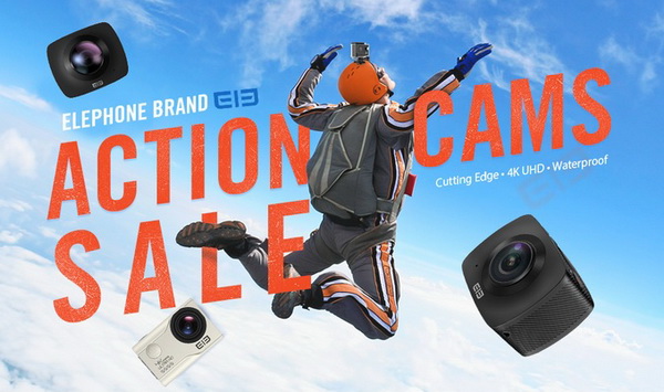 Elephone Brand Action Cams Flash Sale 