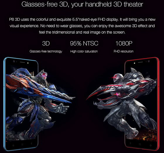 ELEPHONE P8 3D