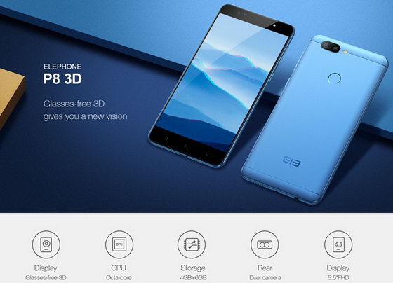 ELEPHONE P8 3D