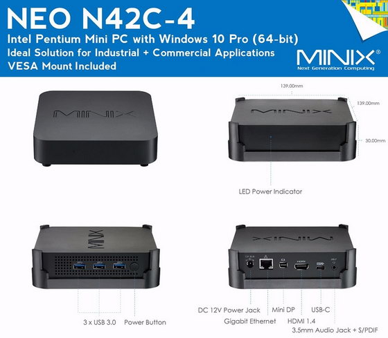 MINIX Neo N42C-4