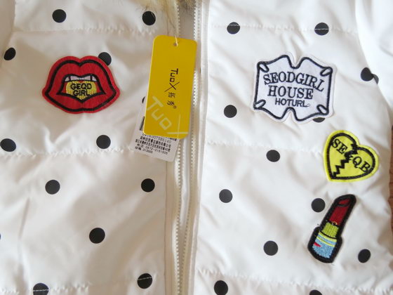 Girls Hooded Polka