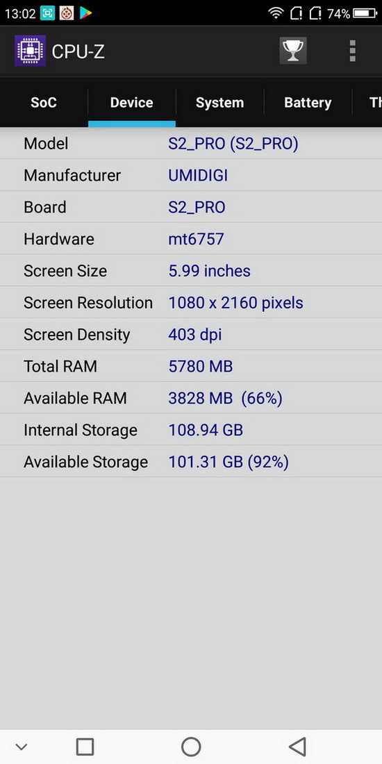 UMIDIGI S2 Pro
