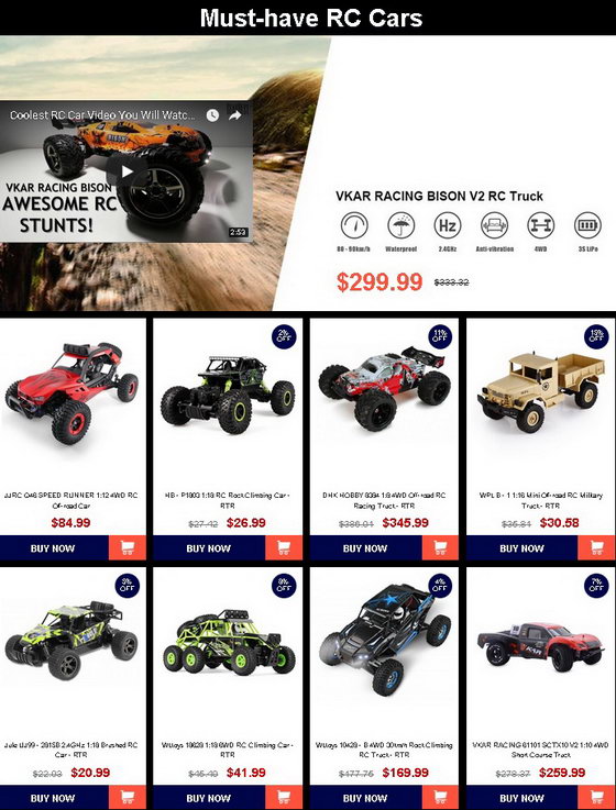 RC Toys Flash Sale