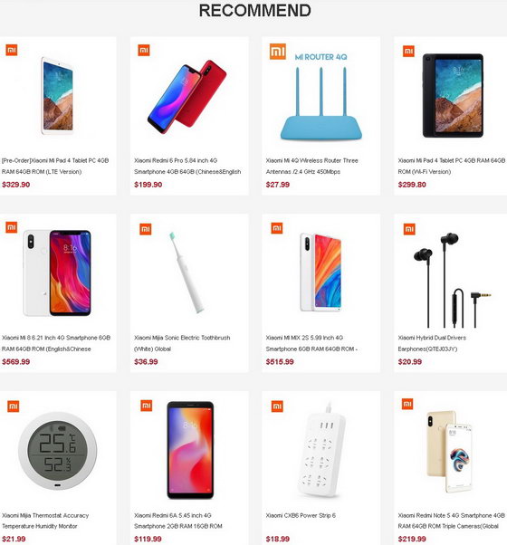 Xiaomi Brand Huge Sale