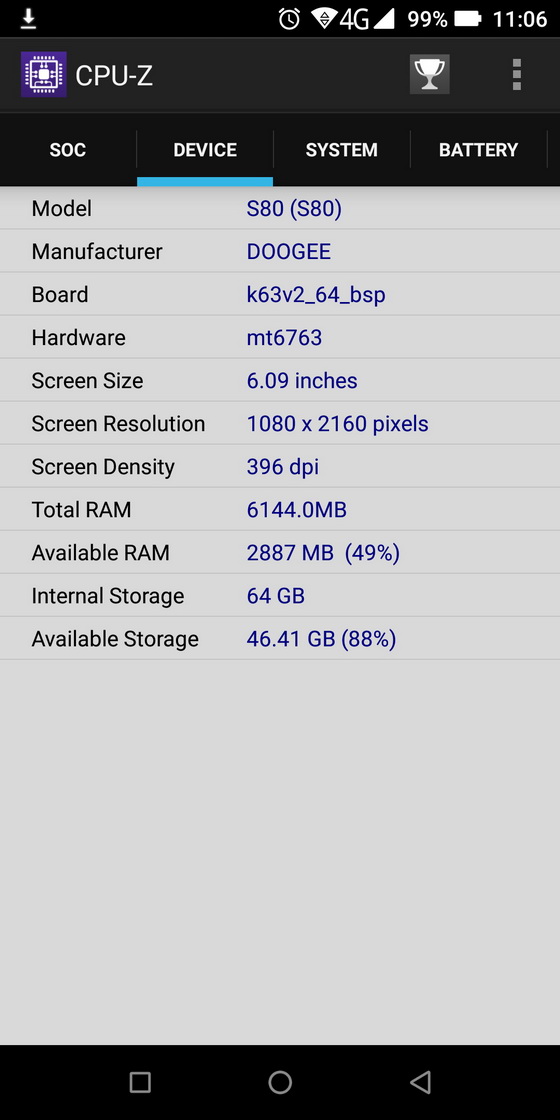 DOOGEE S80