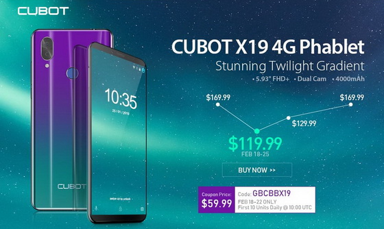 CUBOT X19