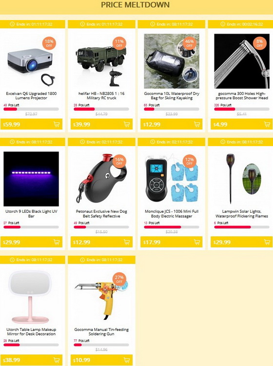 Half Price Flash Sale