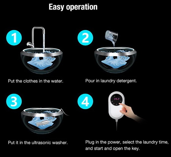 Ultrasonic Smart Washing Machine