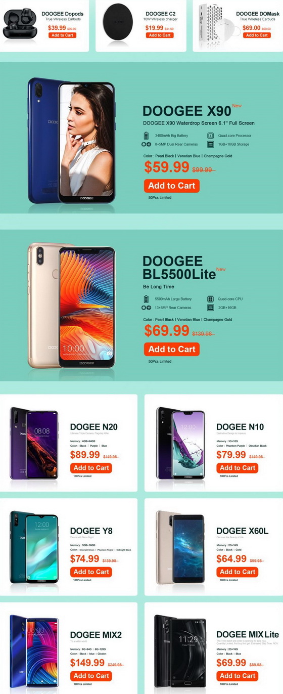 DOOGEE Spring Clearance Sale