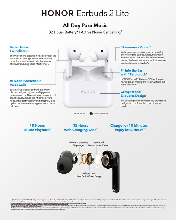 Honor Earbuds 2 Lite