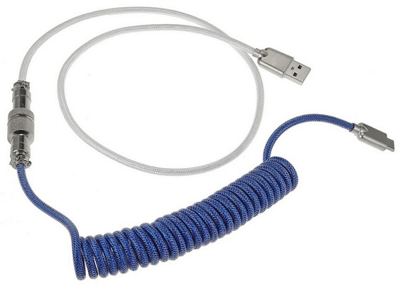 Coiled Data Cable